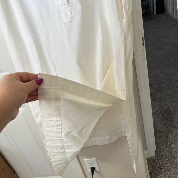 Men’s Kurta 3/4 Sleeve Tan -Penthouse Gallery Cotton Pullover Size Small #486 - Picture 6 of 17